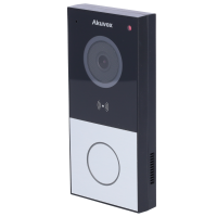 Videocitofono a 2 fili per montaggio in superficie - Telecamera 2 Mp | Audio bidirezionale - Apertura con scheda MF, NFC e BLE | 1 relè - SIP standard - Manutenzione Cloud - Collegamento monitor e postazione esterna tramite Cloud