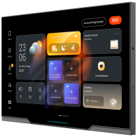 Monitor Android 12.0 per domotica - Schermo TFT da 10" | Applicazioni di terze parti - Audio bidirezionale | Monitor del videocitofono - TCP/IP, PoE, WiFi, Bluetooth, ZigBee, SIP - Sensori ambientali 2 relè - Connessione Cloud