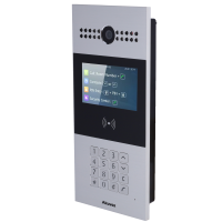 Videocitofoni IP - Telecamera 2 Mpx | Audio bidirezionale e BIM - Apertura tramite scheda EM/MF e PIN | 3 relè - Appartamenti | PoE, SIP standard - Display TFT 4.3" | Manutenzione Cloud - Connessione via Cloud | Uscita 12V