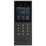 Videocitofono IP antivandalo IK08 montaggio su superficie - Doppia telecamera da 2 Mpx | Audio bidirezionale - Riconoscimento facciale, scheda, PIN, BLE e QR | 2 relè - Appartamenti | PoE+, SIP standard - Schermo tattile TFT 4" | Manutenzione Cloud - Connessione via Cloud | Uscita 12V