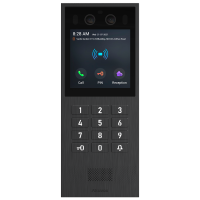 Videocitofono IP antivandalo IK08 montaggio su superficie - Doppia telecamera da 2 Mpx | Audio bidirezionale - Riconoscimento facciale, scheda, PIN, BLE e QR | 2 relè - Appartamenti | PoE+, SIP standard - Schermo tattile TFT 4" | Manutenzione Cloud - Connessione via Cloud | Uscita 12V