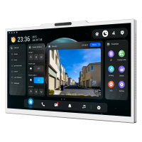 Monitor Android 14.0 per videocitofono - Display IPS di 15.6" - Audio bidirezionale Crystal Clear | Easy UI - TCP/IP, PoE+, WiFi, Bluetooth, SIP standard - Manutenzione Cloud | APP di terze parti - Connessione via Cloud | Telecamera integrata