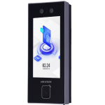 Controllo accessi e presenze PoE IP65 - Riconoscimento Facciale, scheda EM, QR e PIN - 3.000 utenti | 150.000 registri - TCP/IP, WiFi, USB, RS485 e Wiegand - 4.5" TFT tattile | Controller integrato - iVMS-4200 | Hik-Connect