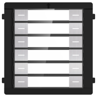 Modulo estensione - Chiamata di diversi monitor - 12 pulsanti - 6 etichette LED personalizzate - Adatto per esterni IP65 - Montaggio modulare