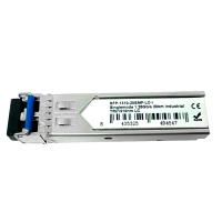 Modulo transceiver SFP industriale - TRx 1310 nm - Fibra Monomodale - Tipo di connettore LC duplex - Massimo 20 km - 1.25Gb/s - 1000Base-LX