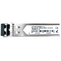 Modulo transceiver SFP industriale - TRx 850 nm - Fibra multimodale - Connettore LC duplex - Massimo 550 m - 1.25Gb/s - 1000Base-SX