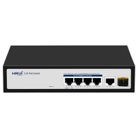 Switch PoE Multigagibit 2,5Gbps - 4 PoE + 1 Uplink Rj45 1/2,5G+ 1 Uplink SFP+ 10G  - Velocidad de puertos 2,5/1Gbps  - 4 Puertos PoE+ 30W  - PoE Watchdog - Hasta 65W Potencia PoE total