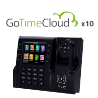 Controllo presenze - Schede EM/MF e PIN - 10.000 schede | 50.000 registri - 3.5" TFT | TCP/IP, WiFi, USB e tasti funzione - ZK-GOTIMECLOUD-10 incluso 1 anno