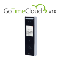 Controllo accessi e presenza IP65 - Riconoscimento Facciale, scheda EM e PIN - 3.000 schede | 200.000 registri - 2.4" TFT tattile | TCP/IP, WiFi, RS485 e Wiegand - ZK-GOTIMECLOUD-10 incluso 1 anno