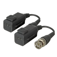 Trasmettitore passivo per doppino SAFIRE con Splicing Button - Ottimizzato per HDTVI, HDCVI, AHD e CVBS - 1 canale video - Passivo, connettore da 2 pin - Distanza: 150 ~ 500 m - 2 unità