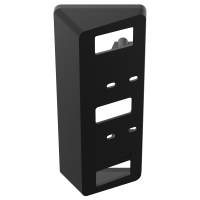 Staffa angolare da parete - Specifico per videocitofoni - Compatibile con DS-KV61x3-xPE1 - Fori di connessione - 131 (I) x 60 (La) x 35 (Lu) mm - Realizzato in PC