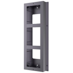 Supporto modulare da parete - Per 3 moduli - Compatibile con Hikvision - Compatibile con Comelit e Bticino - Scatola in alluminio di qualità aeronautica - Pannello in Alluminio di qualità aeronautica