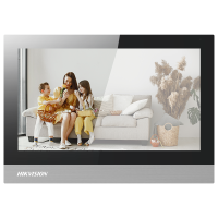 Monitor para videoportero - Pantalla táctil TFT de 7" - Audio bidireccional - TCP/IP, WiFi, SIP | Salida 12 VDC - Ranura tarjeta microSD hasta 128 GB - Montaje en superficie