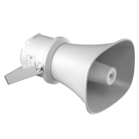Hikvision altoparlante IP unidirezionale - Potenza 25W, Sensibilità 110dB | Impedenza 8Ω - Microfono incorporato | Audio bidirezionale - ONVIF | RJ45 10/100M - Uscita 12V DC | Ingresso Allarme | Ingresso -  IP67 & IK10 | PoE IEE802.3at