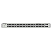 Reyee Switch PoE Cloud Gestibile L2+ - 48 porte PoE + 4 SFP+ - 48 10/100/1000Mbps + 4 SFP+ 10Gb - 30 W per porta 802.3af/at / Massimo 370W - VLAN/Port Isolation/STP/RSTP/ACL/QoS - Static LAG/DHCP Snooping/IGMP Snooping/Port Mirroring
