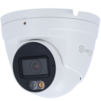 Safire Smart - Telecamera Turret IP gamma I1 AI Avanzata e DualLight - Risoluzione 4 Megapixel (2688x1520) - Ottica 2.8 mm | Audio | IR 30m & WL 30m - IA Avanzata:Perimetro, Volto, Conteggio, Metadati - Waterproof IP67 | PoE (IEEE802.3af) | P2P