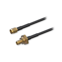 Teltonika - Cable de extensión SMA - Frecuencia 0~6000 MHz - Conector SMA Macho y Hembra - Impedancia 50 ohmios - Atenuación 3.5 dB @ 2700 MHz