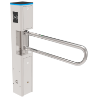 Tornello ad accesso bidirezionale - Portello individuale motorizzato - Orari, allarmi e modalità di apertura - Larghezza del passaggio 800 mm | 5.000.000 cicli - Fabbricato in acciaio inossidabile SUS304 - Compatibile con sistemi di terze parti