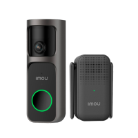 Doorbell WiFi a batteria Imou 4 Megapixel 2K - Batteria 5000 mAh - Ottica Panoramica 360º 0.98 mm / IR 5m - Rilevamento PIR di persone - Audio bidirezionale / Suoneria - App Imou Life