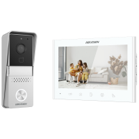 Kit videocitofonico - Tecnologia analogica a 2 fili - Postazione esterna e monitor | Consente di aggiungere 2 monitor - Lettore MF | Connessione a 2 fili - Installazione Plug & Play - Montaggio a parete  | IP55