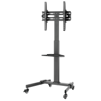 Supporto da pavimento con rotelle - Peso supportato 35Kg - VESA 400x400mm