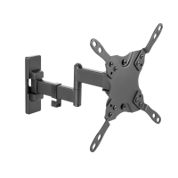 Supporto con braccio - Peso supportato 20Kg - VESA 200x200mm - Distanza dalla parete di 60~273mm - Inclinazione -12º / +5º - Rotazione -90º / -90º
