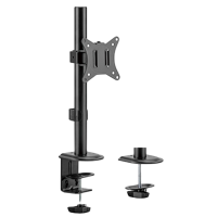 Palo per monitor - Installazione a tavolo - Carico massimo 9Kg - Inclinazione -45º +45º - VESA 75x75 - VESA 100x100mm