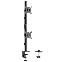 Palo per monitor - Installazione a tavolo - Carico massimo 9Kg - Inclinazione -45º +45º - VESA 75x75 - VESA 100x100mm