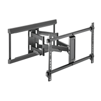 Supporto con braccio - Peso supportato 40Kg - VESA 600x400mm - Distanza dalla parete di 63-536mm - Inclinazione +5º / -10º - Rotazione +60º / -60º