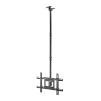 Staffa a soffitto - Peso supportato 50Kg - VESA 600x400mm - Distanza dal soffitto 707-1577mm