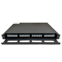 Patch panel de fibra  - 48 puertos LC Duplex - 4 casetes con 12 adaptadores LC Dúplex cada uno - No incluye pigtail dentro del casete - Formato enrackable - Tamaño 1U para facilitar la instalación