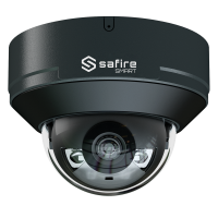 Safire Smart - Telecamera Dome IP gamma I1 AI Avanzata e DualLight - Risoluzione 4 Megapixel (2688x1520) - Ottica 2.8mm | Audio | Allarmi | IR 30m & WL 30m  - IA Avanzata:Perimetro, Volto, Conteggio, Metadati - IP67 & IK10 | PoE (IEEE802.3af) | P2P