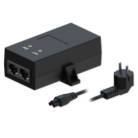 Iniettore PoE passivo - Ingresso/Uscita RJ45 10/100 Mbps - 24V 1A - Distanza massima 100 m - Compatibile con TK-PR1IC860 e TK-PR1ICC60 - Stabilizzato e protetto