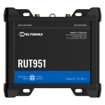 Teltonika Router 4G Industriale - 4 porte Ethernet RJ45 Fast Ethernet - 4 porte PoE 802.3af/at Massimo 90W - Dual SIM 4G (LTE) Cat 4 fino a 150Mbps +Esim - 1x Ingresso + 1x Uscite digitali - Wi-Fi 802.11b/g/n 2.4GHz