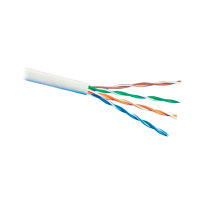 Cavo UTP Safire - Categoria 6  - Bobina di cavo 305 m - Conduttore OFC, purezza 99.9% rame - Guaina speciale per esterni - Bianco