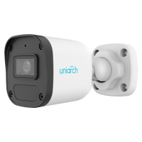 Telecamera Bullet IP Uniview-Uniarch - 2 MP | Ottica 2.8 mm  - IR 30 m | DWRD - Rilevamento del corpo umano - PoE | IP67 - Microfono integrato
