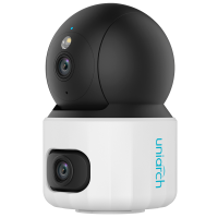 Cámara IP WiFi Uniarch Panda serie S
- 3 MP | 2.8 mm + 6 mm | microSD 512 GB - IR 10 m | Luz blanca 10 m  - Cámara panorámica + Cámara PT - UMD | Detección de llanto y mascotas - Audio bidireccional: Micrófono y altavoz