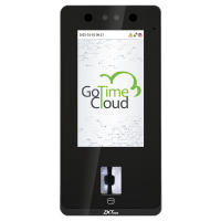 Control de presencia y acceso simple IP65 - Facial, huella, tarjeta MF y PIN - 8.000 huellas | 300.000 registros - 4.3" TFT táctil | TCP/IP, WiFi, USB y relé - Soft. Presencia: GoTime Cloud