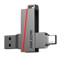 Pendrive USB Hikvision - Capacità 64 GB - Interfaccia USB tipo A/tipo C 3.2 - Velocità massima. lettura/scrittura: 130/45 MB/s - Design robusto, resistente e durevole - Piccole dimensioni