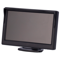 Monitor LCD 5" Analogico - Compatibile con Streamax - Connettore M12 4pines e RCA - Alimentazione 12V DC - Supporto regolabile